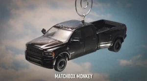 Black 2021 Ram 3500 Night Edition Dually Heavy Duty HD Christmas Ornament Adorno - Picture 1 of 15