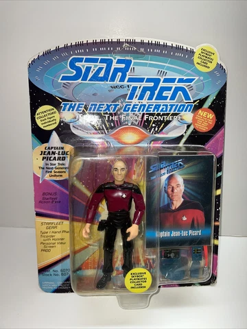 Star Trek Next Generation Captain Jean-Luc Picard Action Figure Playmates 1993 Cover