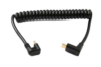 SYSTEM-S Câble USB 3.1 Type C 80 cm Mâle vers Mâle 5 Gbit/s Spirale U Turn - Photo 1/4