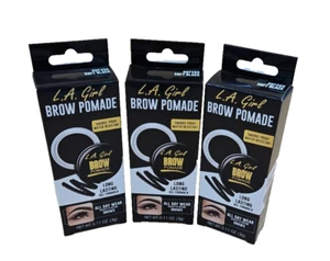 L.A. Girl Soft Black Brow Pomade 3 Pack New in Box - Picture 1 of 5