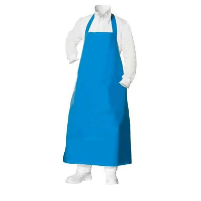 EUROSELL Metzgerschürze waschbar Gummischürze Fleischerschürze 110cm Metzger Schürze Koch