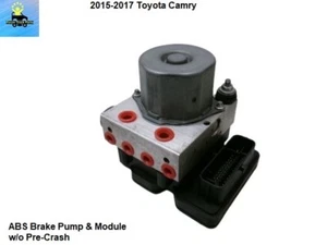 4454006180 15 16 17 Toyota Camry ABS Brake Pump & Module w/o Pre-Crash OEM - Picture 1 of 13