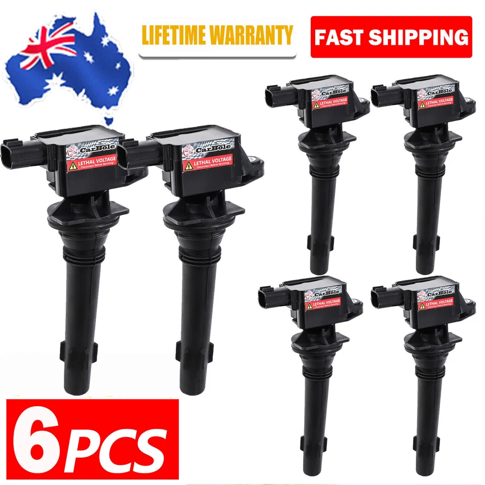 6*Ignition Coil for Ford Falcon 2010 FG Sedan G6/XR6 4.0L 6cyl 2008 09 2010-2016 - image 1 of 4
