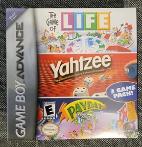 Gameboy Advance Life/Yahtzee/Payday Game Brand New Never Opened - Picture 1 of 2