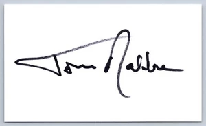 Tom Nabbe Signed Index Card - Walt Disney Animator - Picture 1 of 2