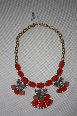 J.Crew Factory Clusters Necklace Spiced Orange NWT - Image 1 of 2