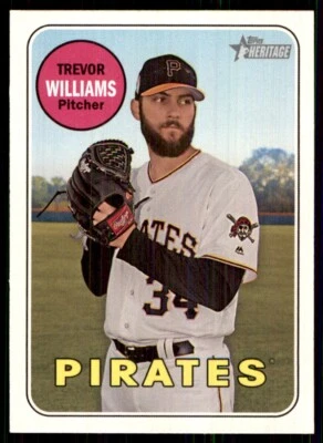 2018 Topps Heritage Trevor Williams Pittsburgh Pirates #557 - Image 1 of 2