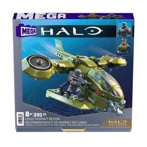 Mega Construx Bloks Halo UNSC Hornet Recon HKT18 Collectible Movable Figure Toy - Picture 1 of 9