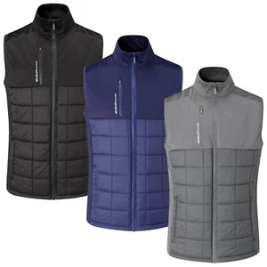 Chaleco acolchado térmico Stuburt Evolution para hombre cremallera completa calentador de cuerpo golf - Imagen 1 de 10