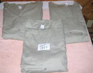 3 Sets 10XL 10 XL 10-XL Hospital Scrubs Pants & Long Sleeve Shirt Unisex Beige - Picture 1 of 3