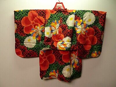 Ragazza Giapponese Kimono Seta Con Fodera Interna VINTAGE ORIGINALE 1127ag2 • 46.36€