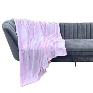 - Super Soft Flannel Fleece Throw Blanket, Lightweight 320GSM, Great for Sofa... - Picture 1 of 9
