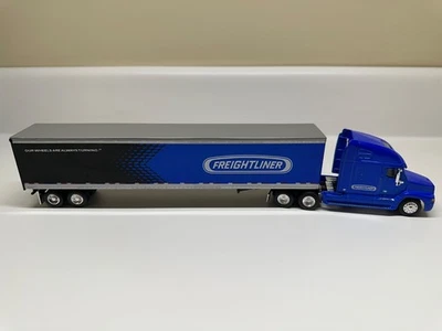 1:64 Liberty Classics blue Freightliner Semi Truck and Trailer - Image 1 of 4