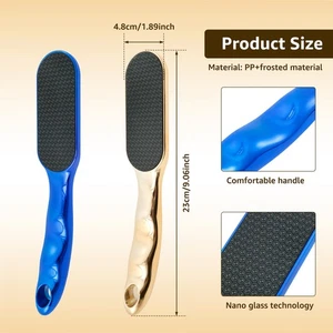 2 Pcs Nano Glass Foot File Reusable Foot Callus Remover for Gentle Removal ShDwz - Picture 1 of 11