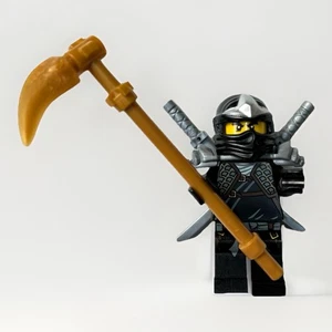 LEGO Ninjago Cole ZX Minifigure con Armatura a Spalla 2 Spade e Falce NJO0039 - Foto 1 di 7