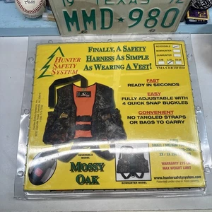 BRANDNEU Hunter Sicherheitssystem Weste L/XL Camo Orange Mossy Oak Trennung Jagd - Bild 1 von 7