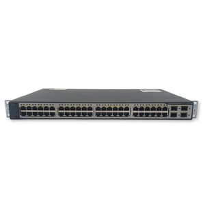 Cisco Catalyst WS-C3750V2-48PS-S V09 48-Port PoE Layer 3 Netzwerk Switch - Bild 1 von 13