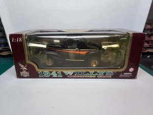 Road Legends 1941 Willys Competition CoupeHotRod Black 1:18 Scale Die Cast - Picture 1 of 8