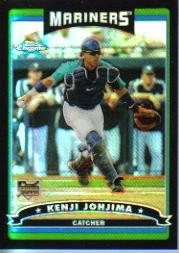 2006 Topps Chrome Black Refractor #285 Kenji Johjima /549 Seattle Mariners RC - Image 1 of 2