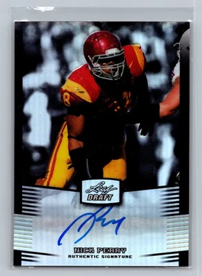 2012 Leaf Metal Draft #NP1 Nick Perry Prismatic Silver #/99 - Image 1 of 2