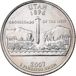 [#225540] United States, Quarter, 2007, U.S. Mint, Copper-Nickel Clad Copper, MS - Picture 1 of 2
