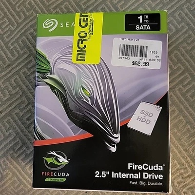 Seagate FireCuda 1TB Laptop HDD ST1000LX015 2.5" SATA INTERNAL Drive NEW - Image 1 of 4