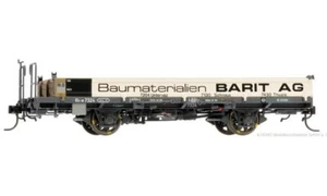 0m RhB vagone basso Kk-w 7324 "Barit AG" - Bemo 9463 124 - NUOVO - Foto 1 di 1