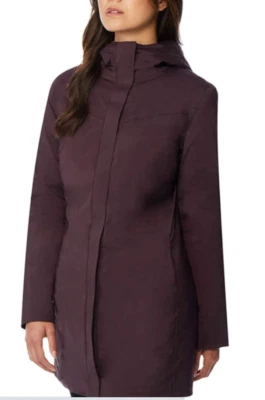 Chaqueta bidireccional de invierno impermeable al calor 32 Degrees para mujer berenjena  Foto 1 de 3