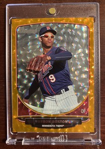 Byron Buxton 2013 Bowman Draft Picks Top Prospects Chrome TP-1 ORANGE ICE 2/5
