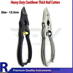 Professional Podiatry Heavy Steel Thick Toenail Cantilever Cutters Clippers New - Picture 1 of 4