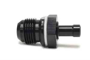 STM -8AN Black Anodized E85 Safe Fuel Bulkhead Fitting - Picture 1 of 8