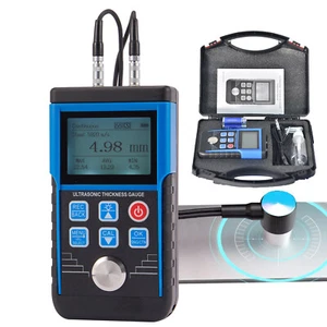 Digital Ultraschall Dickenmessgerät LCD Ultraschalltester Messgerät 0,8~500mm Tiefe - Bild 1 von 10