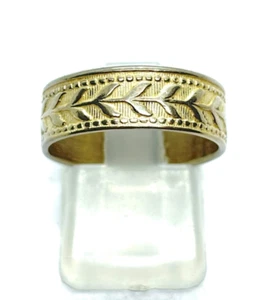 Antique BI Bernard Instone Arts & Crafts Sterling Silver Band Ring - O1/2 - Picture 1 of 8