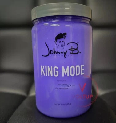 Johnny B King Mode Styling Hair Gel 32oz - New Purple Jar (UNISEX) - Image 1 of 2