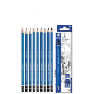 Staedtler Mars Lumograph Black 100 Pencils 8B sketching Drawing x 1 box (12 pcs) - Picture 1 of 3