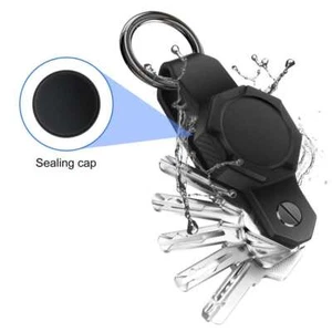 AirTag Case For Apple Air Tag Cover Tracker Silicone Car Key Chain Ring Holder - Picture 1 of 14