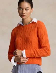 ralph lauren 100 cashmere cable knit jumper - Picture 1 of 2