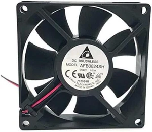 1x AFB0824SH Delta Electronics Ball Bearing Fan, 24V DC 4000RPM 80mm x 25mm - Picture 1 of 1