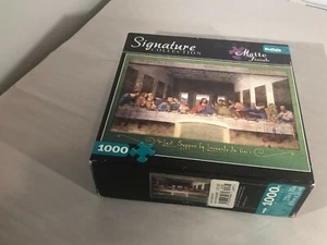 Buffalo Games "Sacred dinner by michelangelo" 1000 Piece Puzzle - Picture 1 of 3