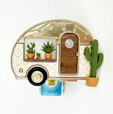Bath Body Works CAMPER Trailer RV Cactus Succulent Wallflower Plug Nightlight - Image 1 of 4