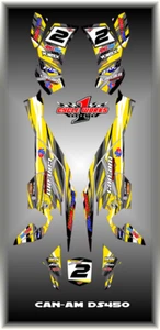 Can-Am DS 450 ATV SEMI CUSTOM GRAPHICS KIT ERA - Bild 1 von 1