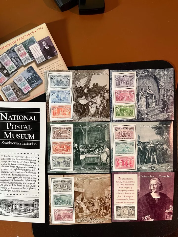 United States Scott 2624-2629 MNH 1992 Voyages of Columbus 6 Souvenir Sheets - Image 1 of 1