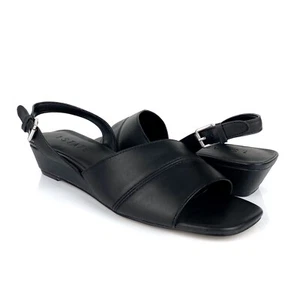 1. Sandalias de cuña State para mujer Nai con cordones negras talla 9,5 - Imagen 1 de 6