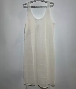 Women's Crochet Cover Up Midi Dress - Shade & Shore Off-White L (12-14) - Picture 1 of 3