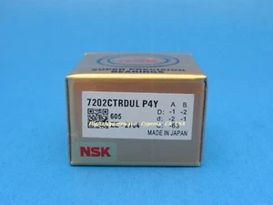 NSK 7202CTRDULP4Y Abec-7 Superpräzisions-Spindellager. ( 2er Set ) - Bild 1 von 4