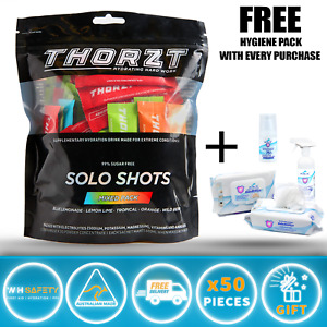 THORZT Free Sugar Electrolyte Hydration Drink - Pack of 50 Mix Flavours + FREE..