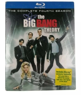 The Big Bang Theory Season 4 Blu Ray 2 Disc Box Set - Sealed - Image 1 of 2