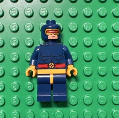 LEGO Cyclops Minifigure Sh117 Marvel Super Hero X-Men vs Sentinel 76022 Retired - Image 1 of 2