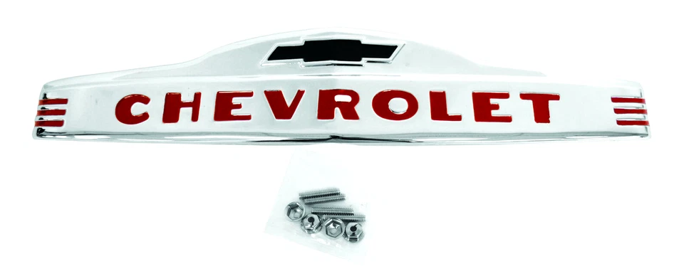 1947~1953 Chevy Pickup Truck Hood Emblem Header "CHEVROLET" Dyancorn - Image 1 of 1