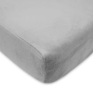 American Baby Company Heavenly Soft Chenille Fitted Crib Sheet 28" X 52", Warm a - Picture 1 of 10